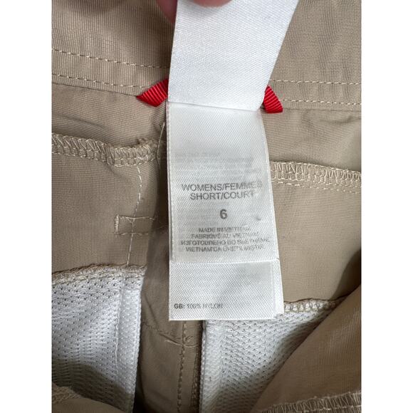 The North Face Women’s Convertible Hiking Pants, long to capri & shorts Beige 6 - Picture 12 of 13